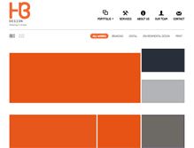 Tablet Screenshot of hbdesign.in